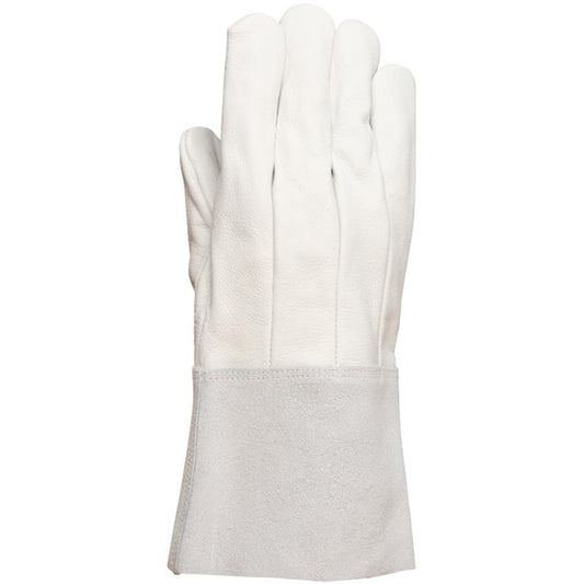 GANT DE SOUDURE MANCHETTE 4'' EN CUIR FENDU GR:XL  S9TGG-XL