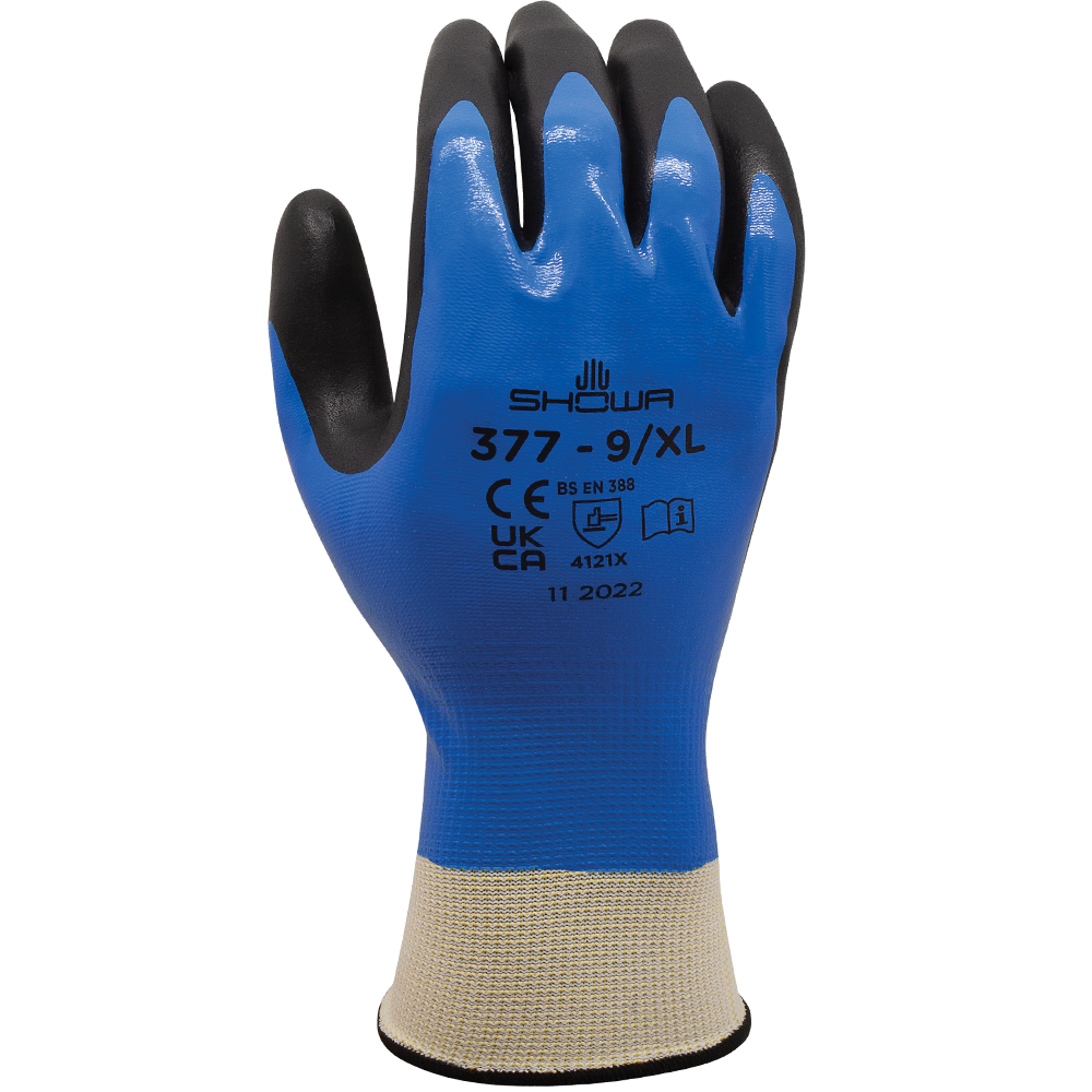 Gants Imperméable enduit de mousse nitrileShowa - 377