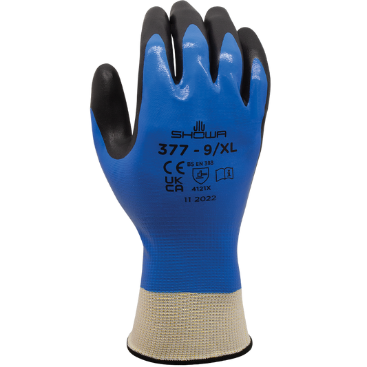 Gants Imperméable enduit de mousse nitrileShowa - 377