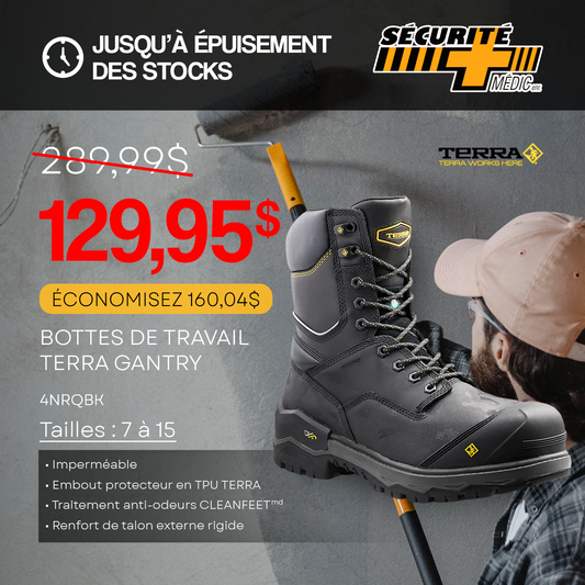 BOTTE TERRA GANTRY 8'' WP HYDROGUARD NOIR  TR0A4NRQBLK