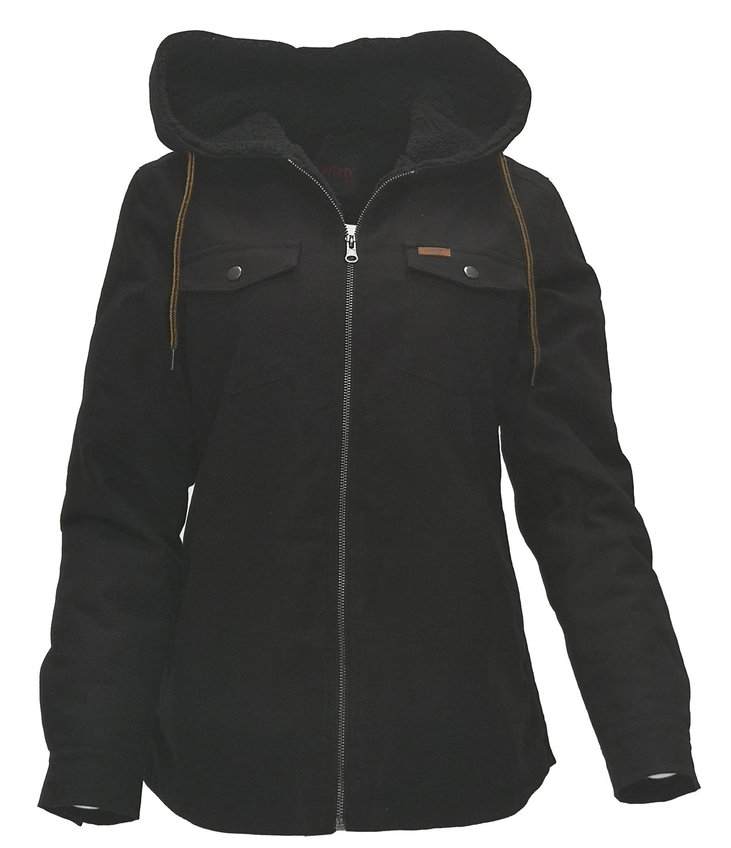 Manteau en canvas extensible doublé sherpa pour femme TK-E60013L
