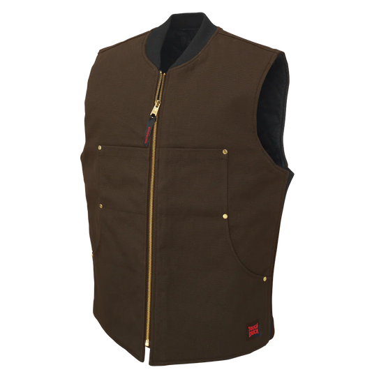 VESTE SANS MANCHE DUCK BRUN GR:L  WV04-BRUN-L