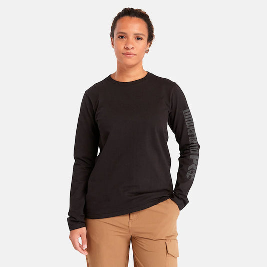 T-SHIRT M/L TIMBERLAND FEMME NOIR GR:S     TB0A6D8J-001-S