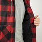 CHEMISE MATELASSÉ HUGOSTRONG EPAISE ROUGE - ERABLE