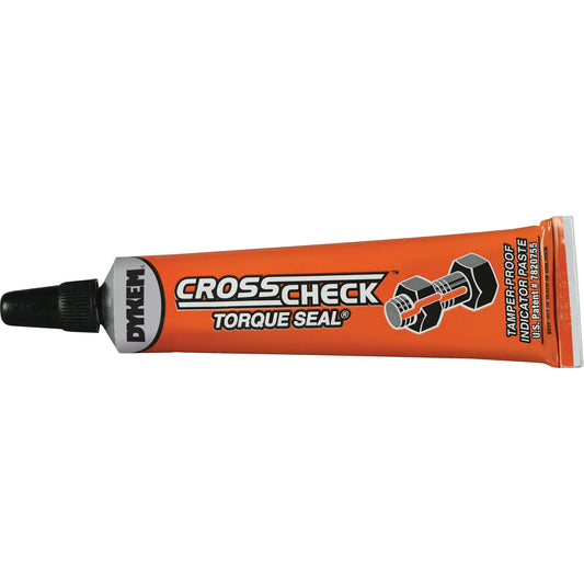 Pâte indicatrice inviolable Cross-CheckMC Torque SealMD, 1 liq. oz., Tube, Orange C83314