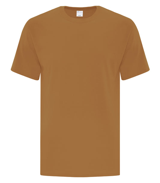 T-SHIRT CARAMEL SANS POCHE 100% COTON    ATC1000-CARAMEL