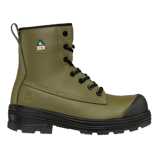 BOTTE BIG BILL 8'' PO  CSA VEGANE SANS METAL VERT  BB5240-MOL