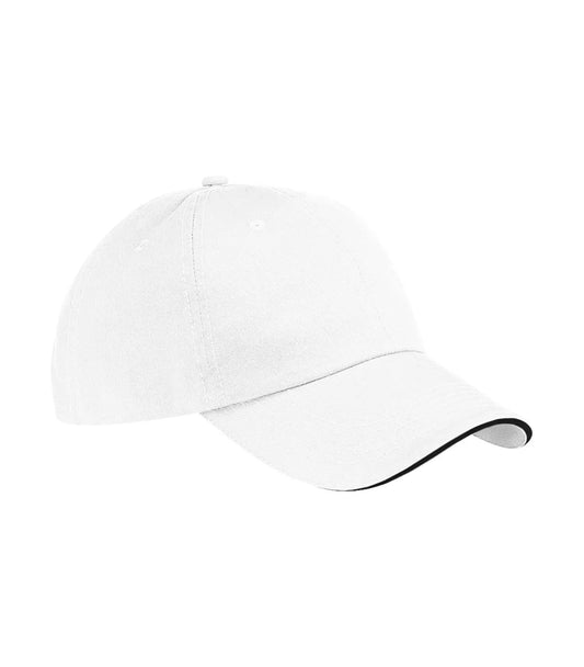WHITE CAP WITH VELCRO ATTACHMENT