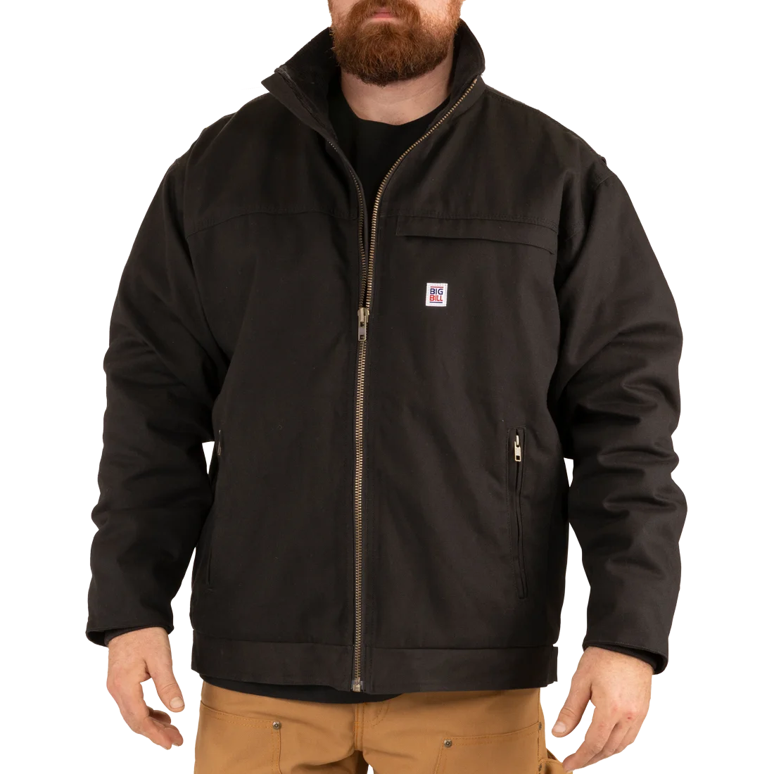 MANTEAU BIG BILL NEK EN DUCK DOUBLÉ SHERPA NOIR   CD1964