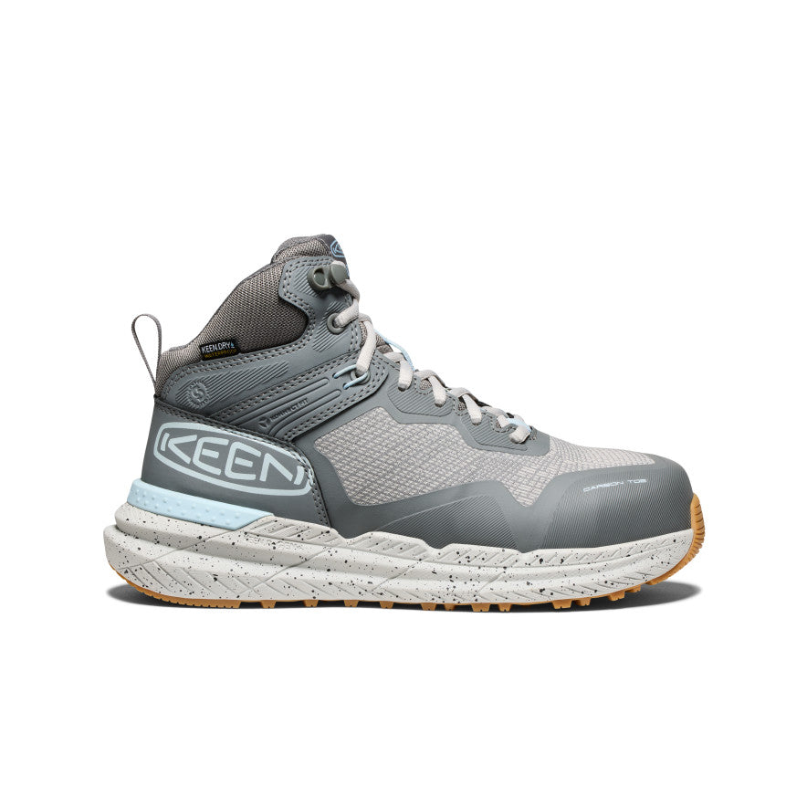 KEEN CSA Synchro Mid femme Gris acier/Gomme 1030862 — vue latérale