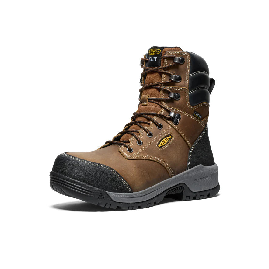 BOTTE  KEEN CSA EVANSTON+ CUIR NOIR  LARGEUR EE  1032281