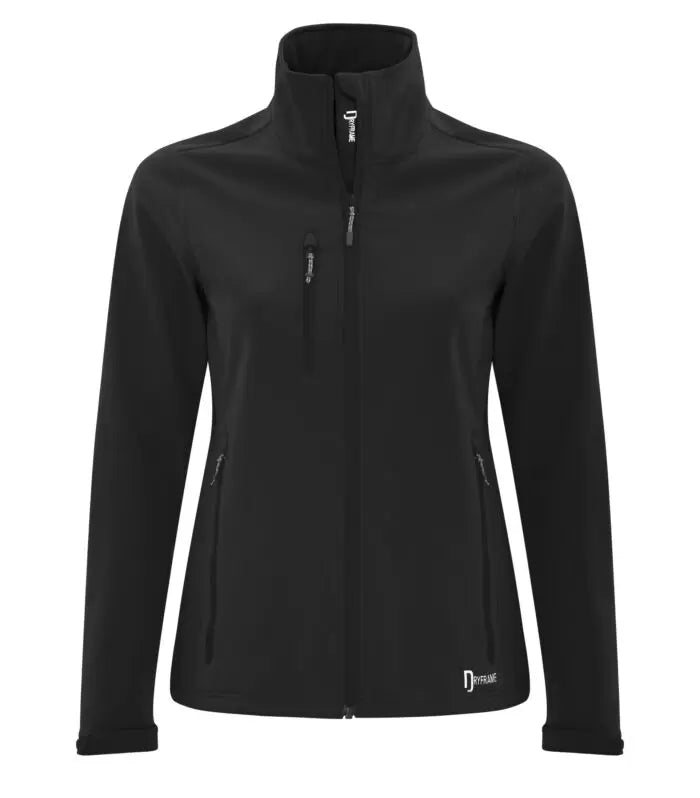 VESTE SOFTSHELL HYDROFUGE DRYFRAME FEMME NOIR    DF7662L-