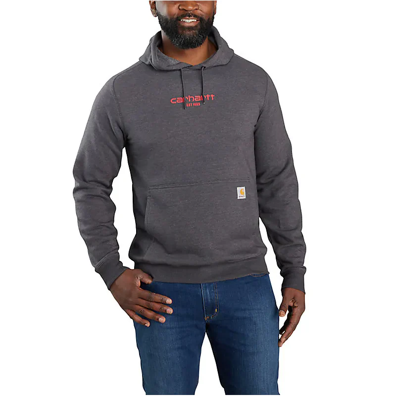HOODIE CARHARTT RELAX FIT CARBON HEATHER   106655-CRH