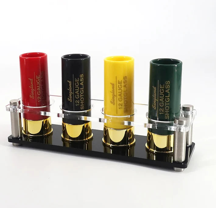 ENSEMBLE DE VERRE CARTOUCHE (4 SHOOTER)  G3012