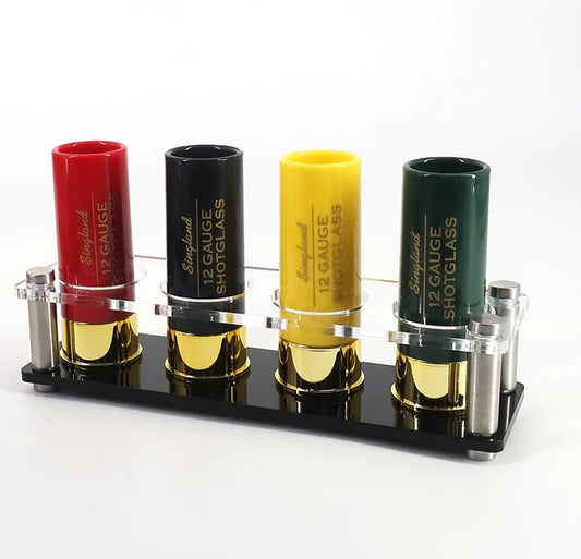 ENSEMBLE DE VERRE CARTOUCHE (4 SHOOTER)  G3012