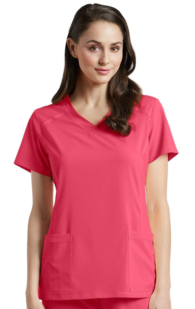 White Cross Women's Uniform Top Fit V-Neck #785