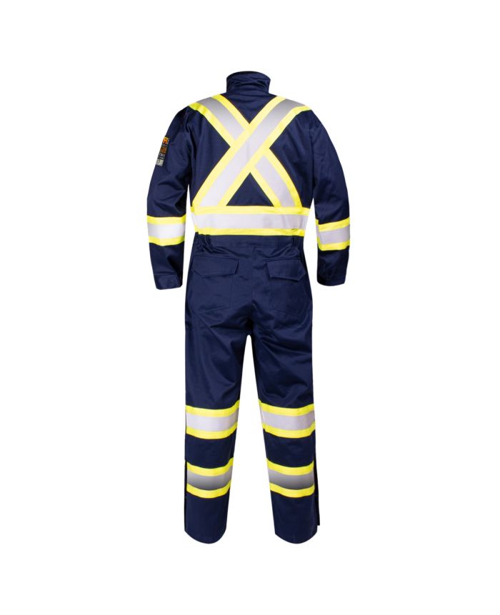 HIGH VISIBILITY FLAME RETARDANT COVERALL FOR WELDER 116608MH