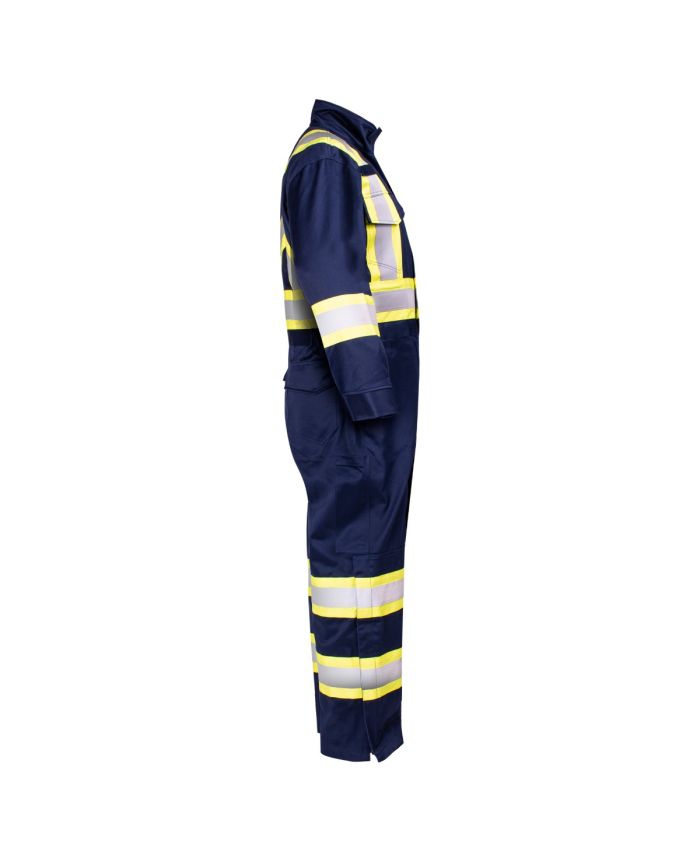 HIGH VISIBILITY FLAME RETARDANT COVERALL FOR WELDER 116608MH