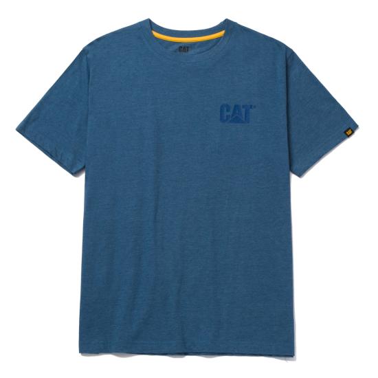 T-SHIRT CAT'S REAL TEAL HEATHER    CATW05324-440-S