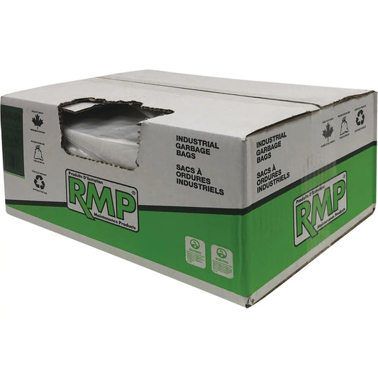Industrial Grade Garbage Bags, Heavy, 30" x 38", 0.9 mils, 200 /pkg, Clear JM690 