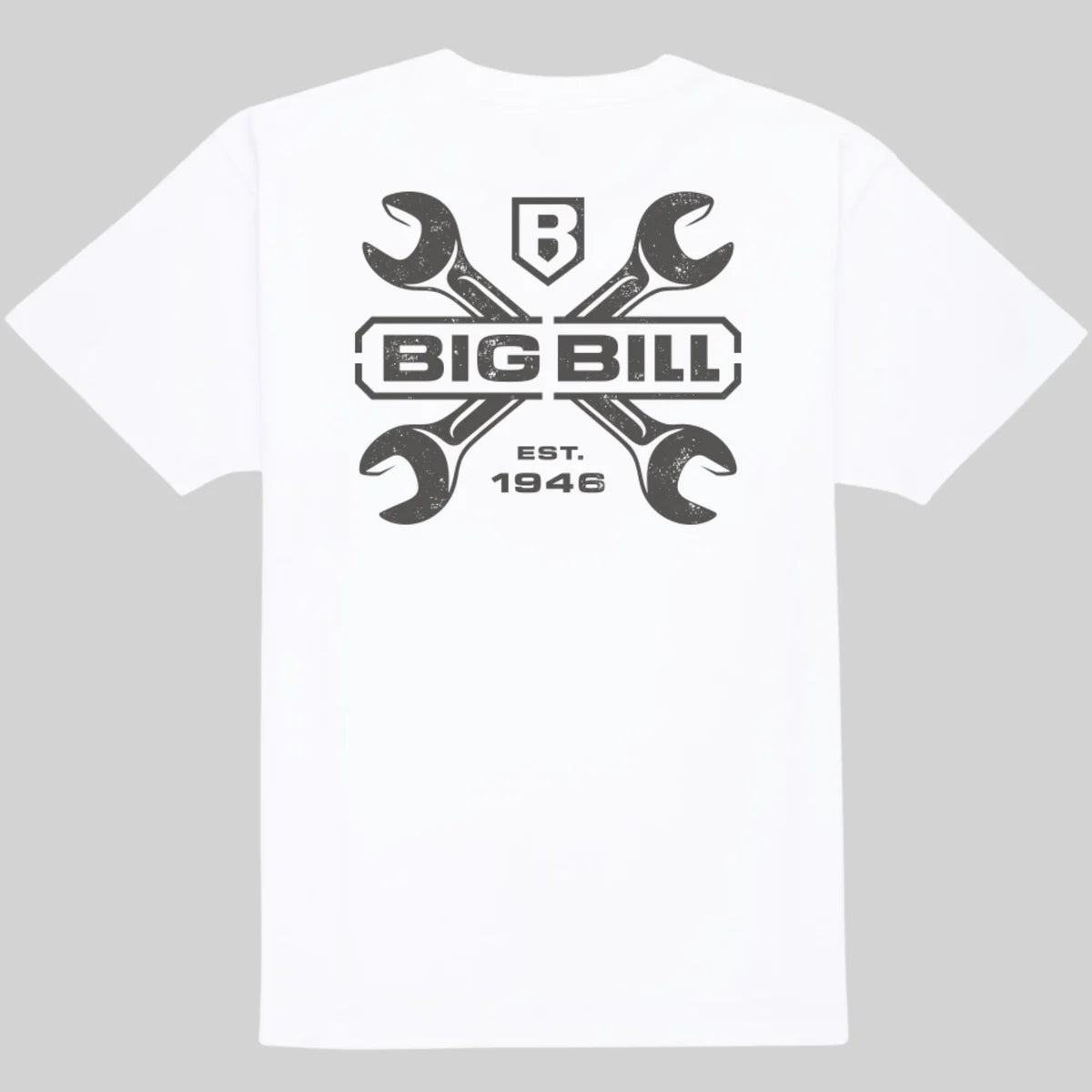 T-SHIRT BIG BILL 100 % COTON AVEC LOGO   M180B