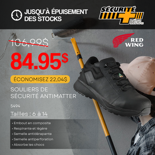 SOULIER WORX ANTIMATTER CSA NOIR    5494-M