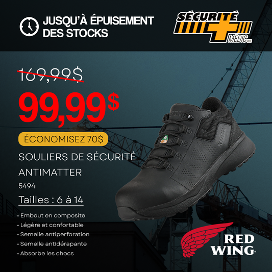 SOULIER WORX ANTIMATTER CSA NOIR    5494-M