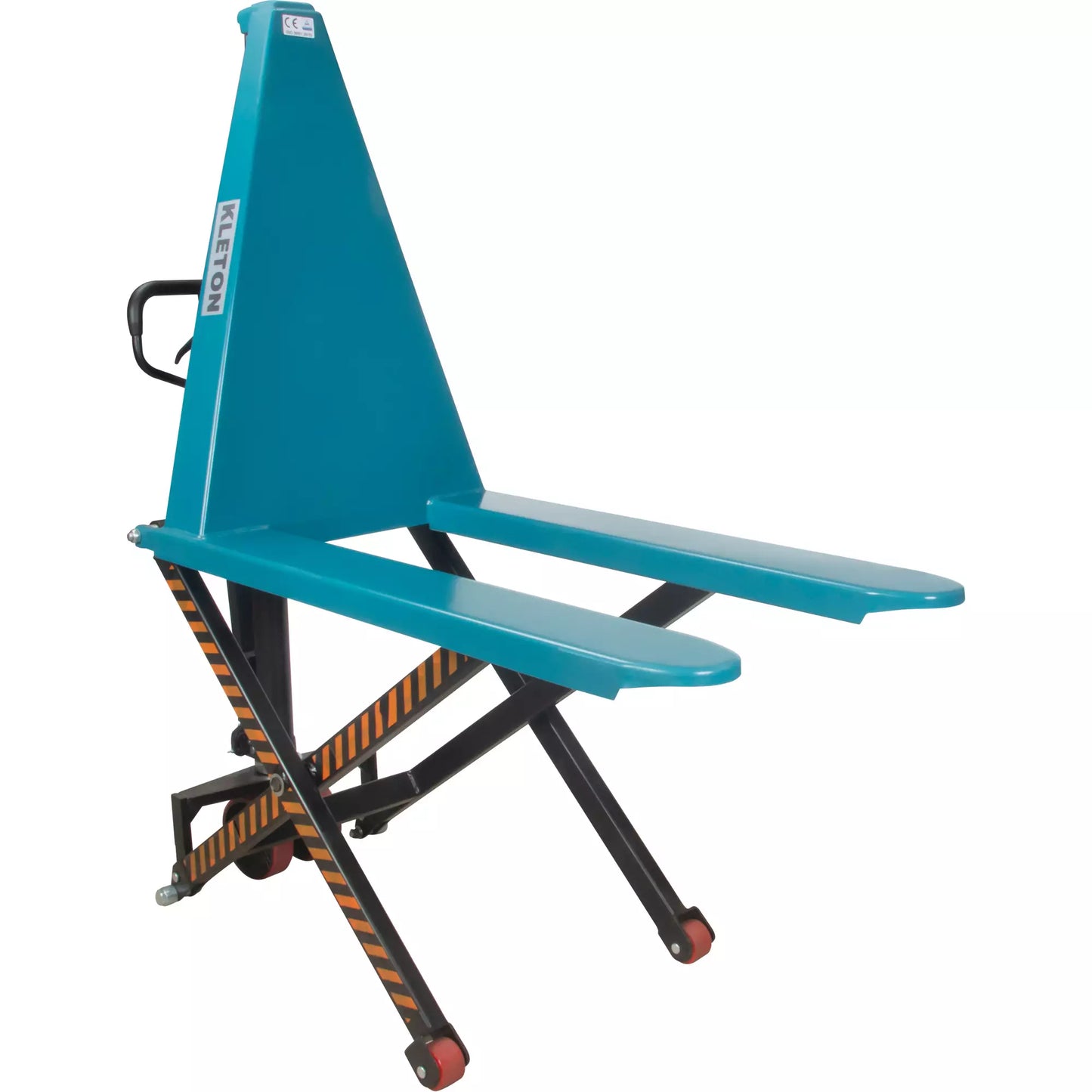 Lève-palette manuel à ciseaux, 27" lo x 45-1/4" la, Acier, Capacité de 3300 lb MP566