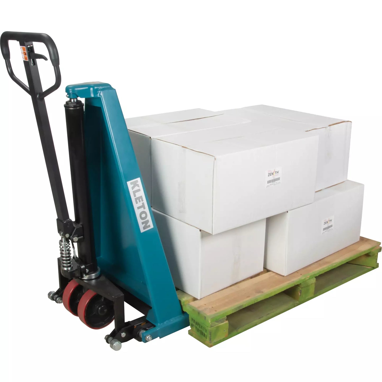 Lève-palette manuel à ciseaux, 27" lo x 45-1/4" la, Acier, Capacité de 3300 lb MP566