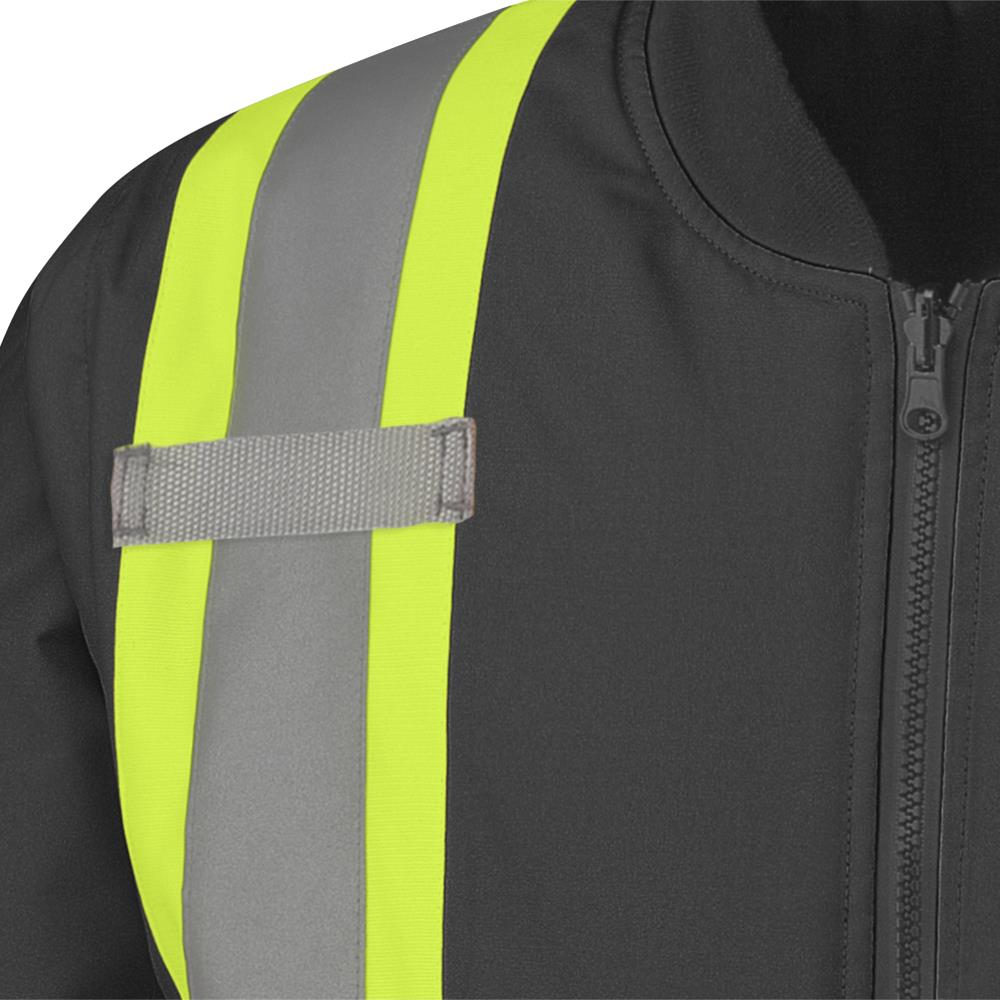 HI-VIZ 7 IN 1 PIONEER BLACK WATERPROOF 300D COAT - V1120470