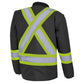 HI-VIZ 7 IN 1 PIONEER BLACK WATERPROOF 300D COAT - V1120470