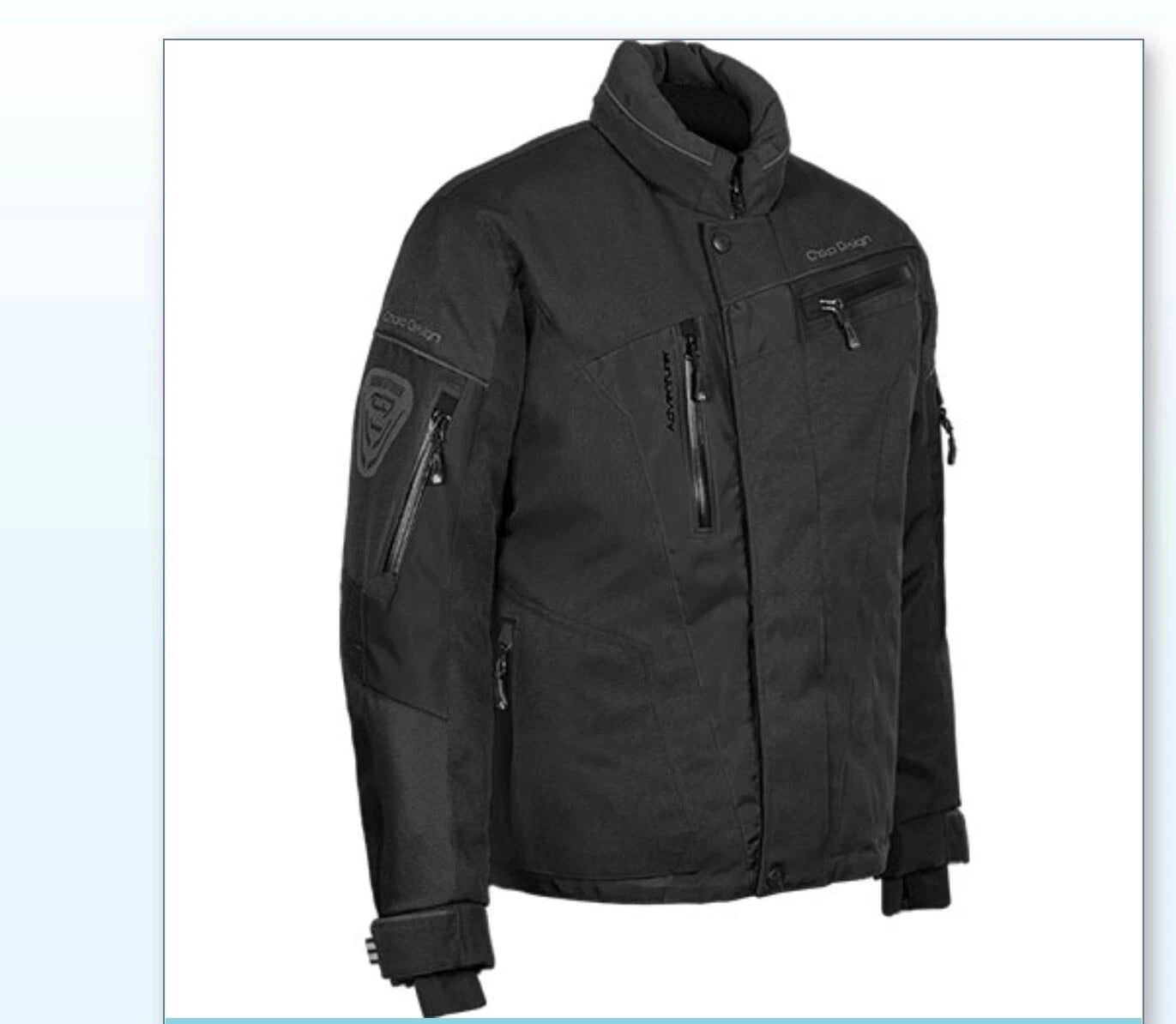 MANTEAU CHOKO NOIR HERINGBONE ADVENTURER HOMME GR: 3XL  178122-HR0-3XL