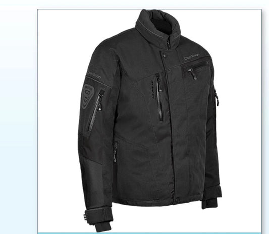 MANTEAU CHOKO NOIR HERINGBONE ADVENTURER HOMME GR: 3XL  178122-HR0-3XL