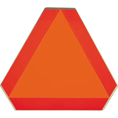 PANNEAU SIGNALISATION POUR VÉHICULE LENT, ALUMINIUM   05-099-10
