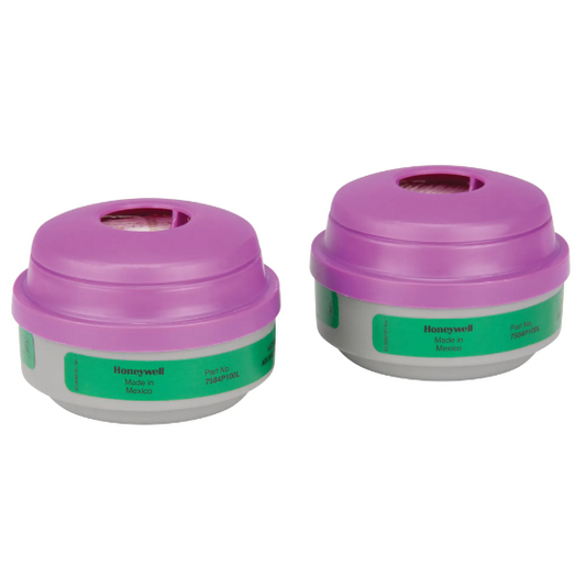 North N Series Respirator Cartridges, Gas/Vapor Cartridge, Ammonia/Methylamine 7584P100L 