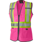 DOSSARD FEMME PIONEER ROSE, B/RFL. À FERMETURE GR. S   V1021840-S