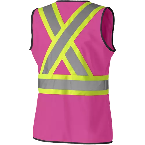 DOSSARD FEMME PIONEER ROSE, B/RFL. À FERMETURE GR. S   V1021840-S