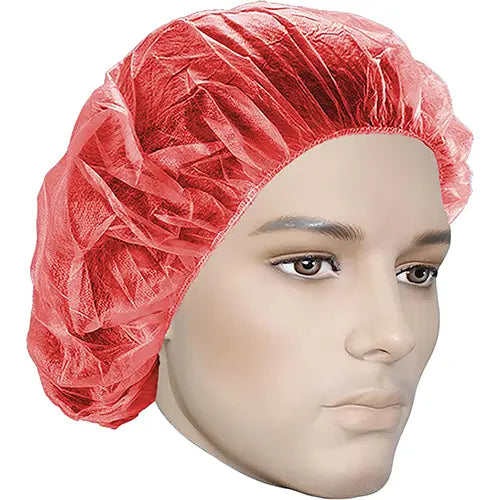 CHAPEAU BOUFFANT ROUGE 21" CS/10PQT/100   170R