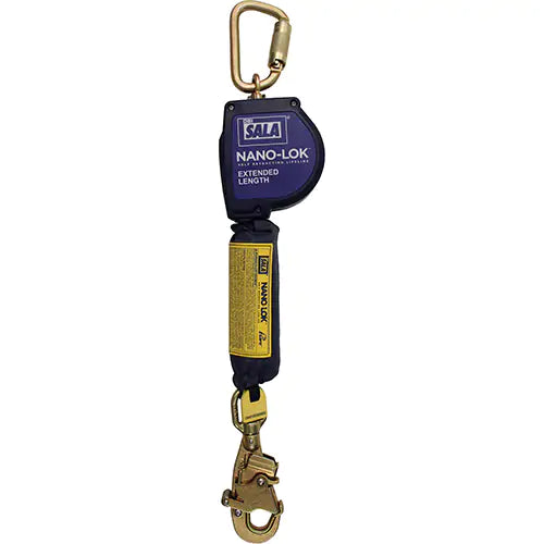 AUTORETRACTABLE ALLONGÉ NANO-LOK 10 PIEDS DYNEEMA PIVOTANT  3101603