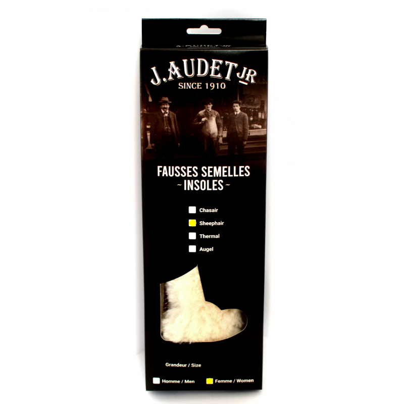 2 Paires Semelles Chauffantes Hiver Enfant - Laine + Aluminium - Taille 33/34 - Pour Bottes