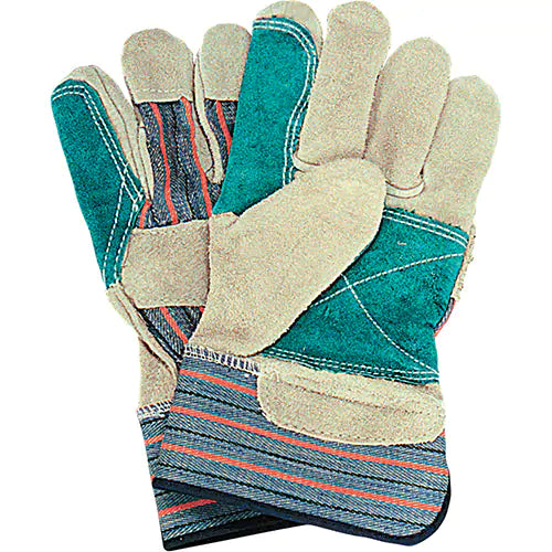 REINFORCED PALM AND INDEX SPLIT LEATHER GLOVE *