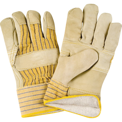 Gants d'ajusteur ZENITH Doublure en Molleton de coton Paume en Cuir fleur de vache ( SR521 - SAM023 - SDL881 )