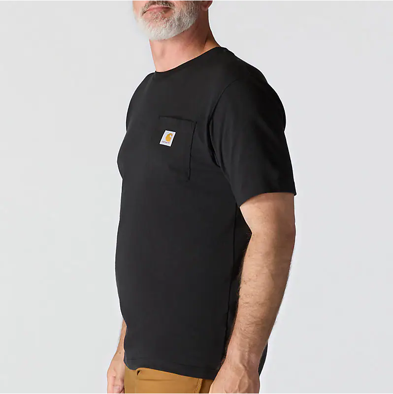 T-SHIRT CARHARTT AVEC POCHE ET LOGO 100 % COTON   K87