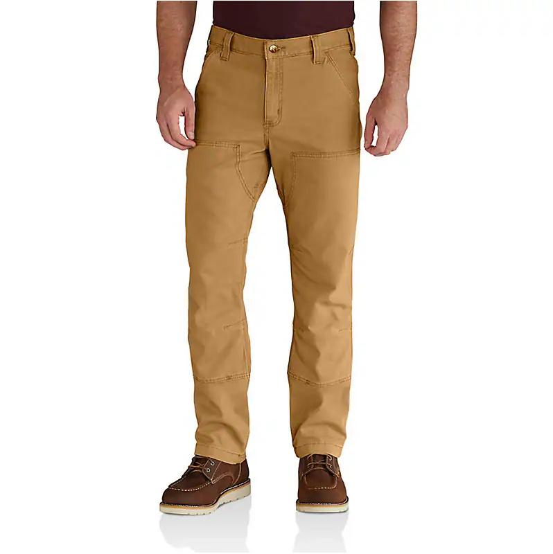 RUGGED FLEX RIGBY DOUBLE-FRONT PANT HICKORY    102802-918