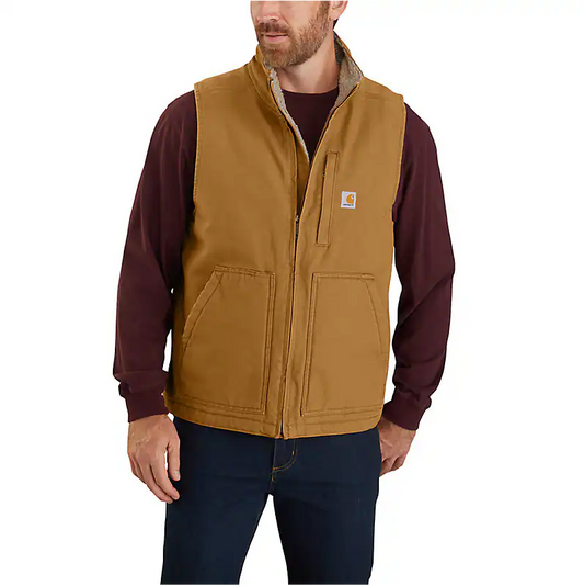 VESTE SANS MANCHE CARHARTT DOUBLÉ BRUNE  104277-BRN