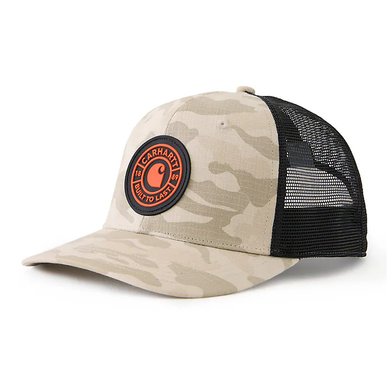 CASQUETTE CARHARTT OAKLAND FOSSIL TAN CAMO ONE SIZE  107342-A51