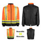 MANTEAU 7/1 ORANGE OU NOIR  B/RFL TERRA 116501