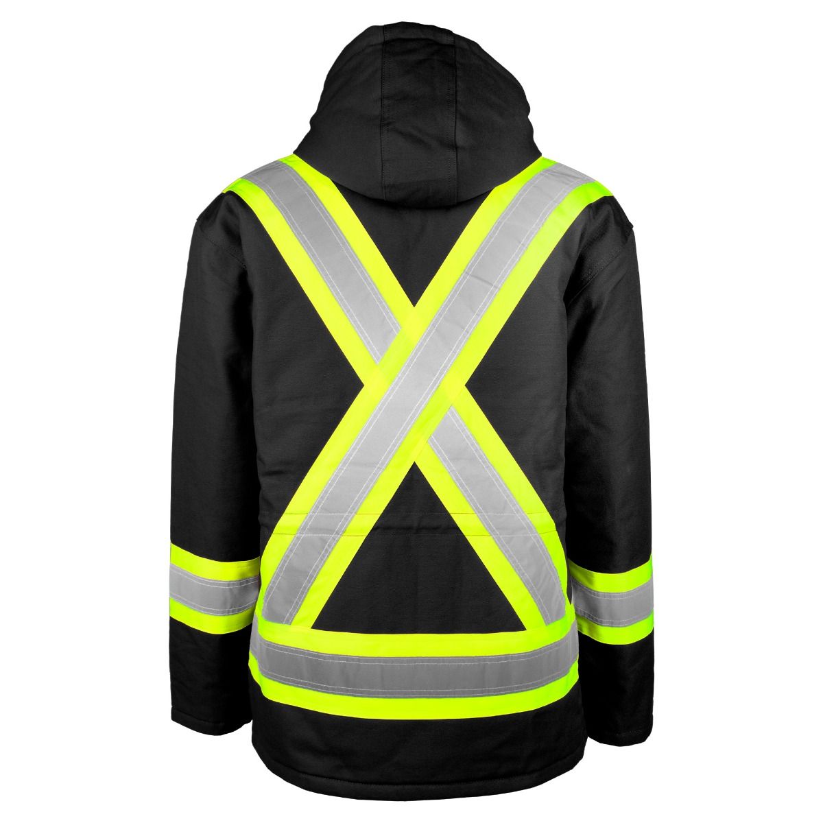 TERRA PARKA IN HIGH VISIBILITY LINED CANVAS 116568