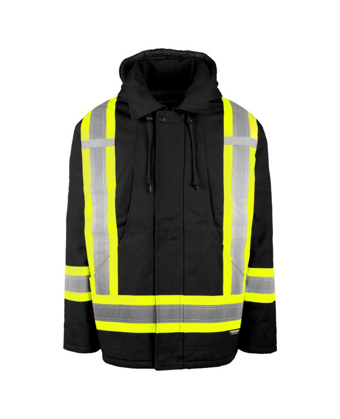 TERRA PARKA IN HIGH VISIBILITY LINED CANVAS 116568