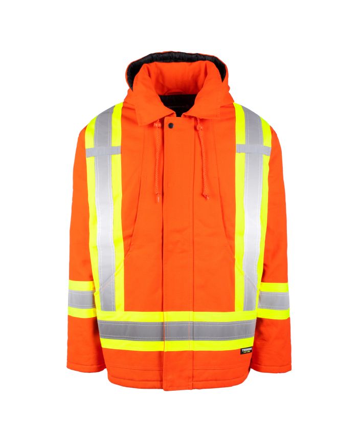 TERRA PARKA IN HIGH VISIBILITY LINED CANVAS 116568